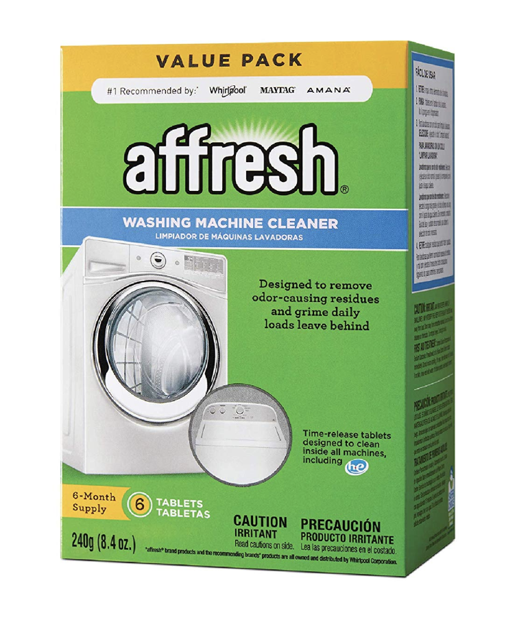 Affresh Value 6-Pack Washer Cleaner Tablets Whirlpool Washing Machine NEW Fresh