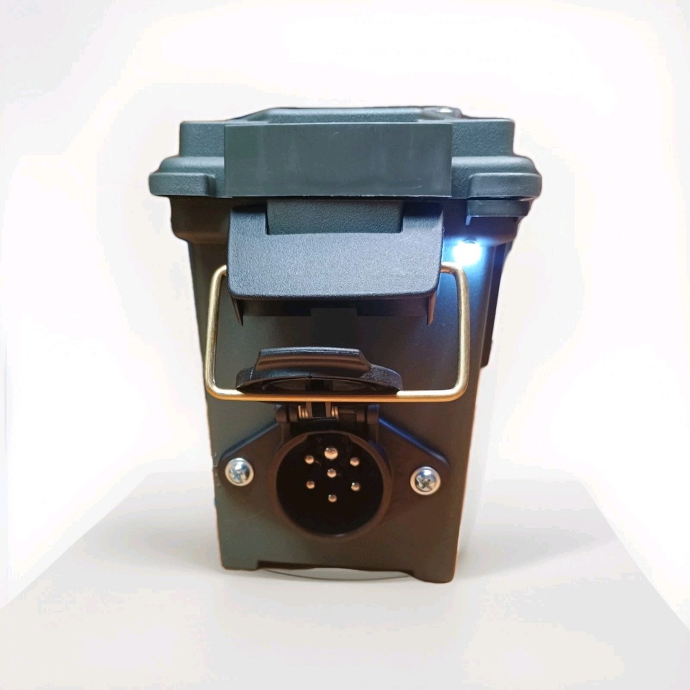 Semi Trailer Light Tester Box Powered By DeWalt 20v Drill Battery