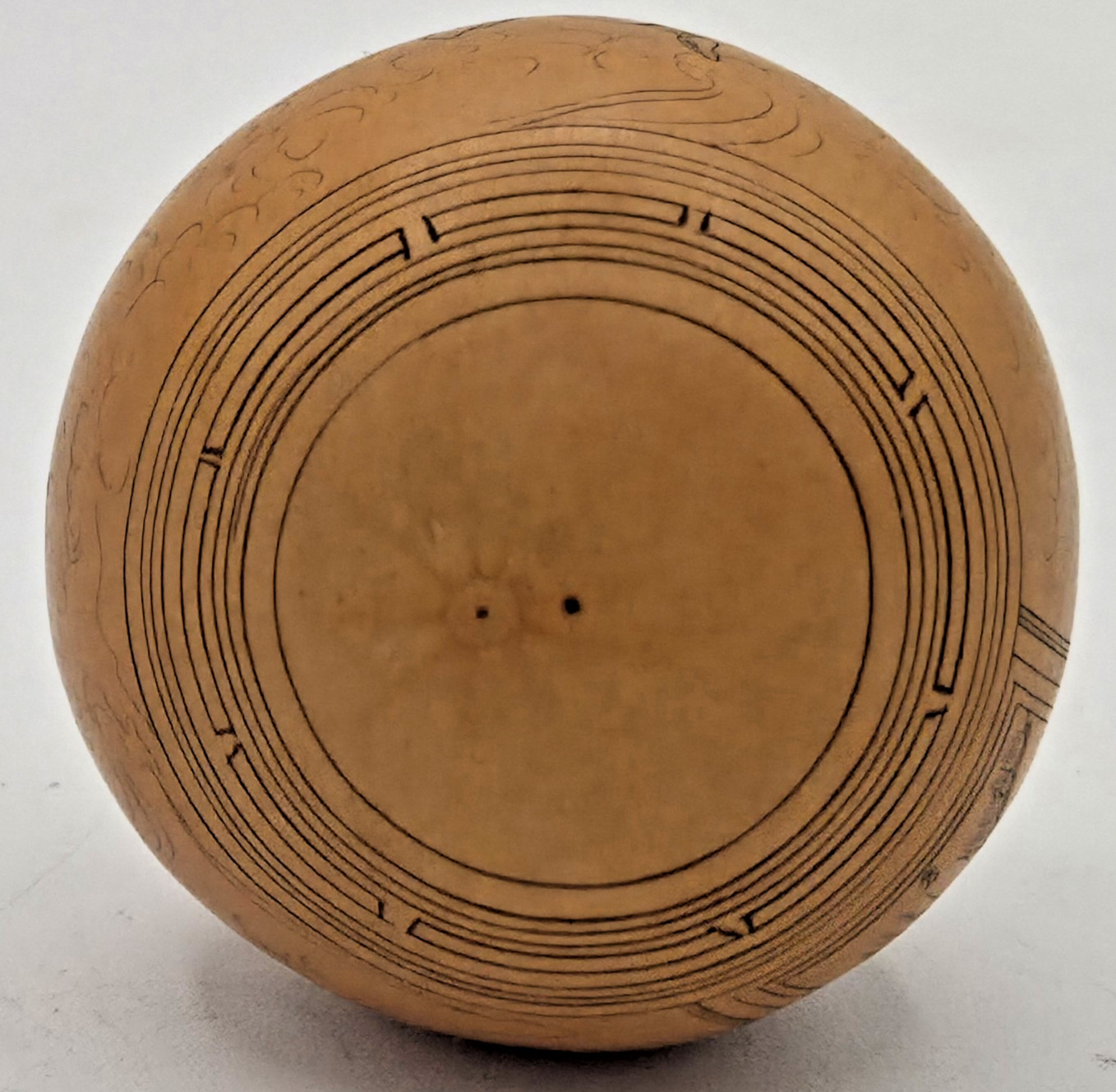 Chinese Lanzhou Etched Gourd Rattle Sun Wukong Monkey King Journey to the West