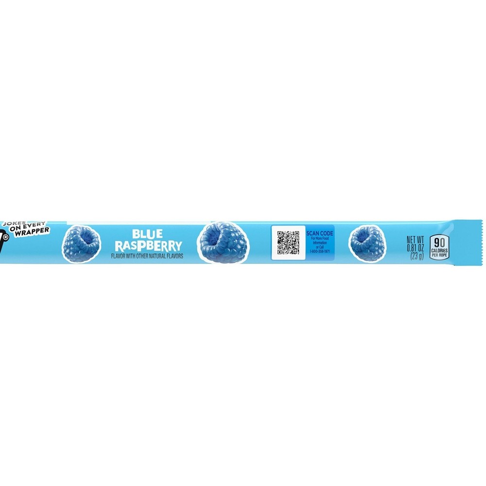 Blue Raspberry Taffy Rope Candy, 24 Pack, Taffy Candy, Individually Wrapped,...