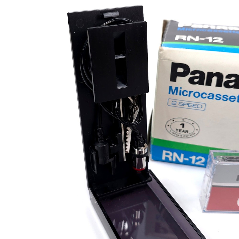 NIB Panasonic MicroCassette Recorder RN-12 Accessories