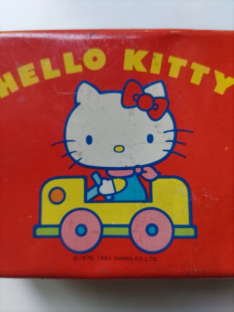Showa Retro Hello Kitty Tin Can