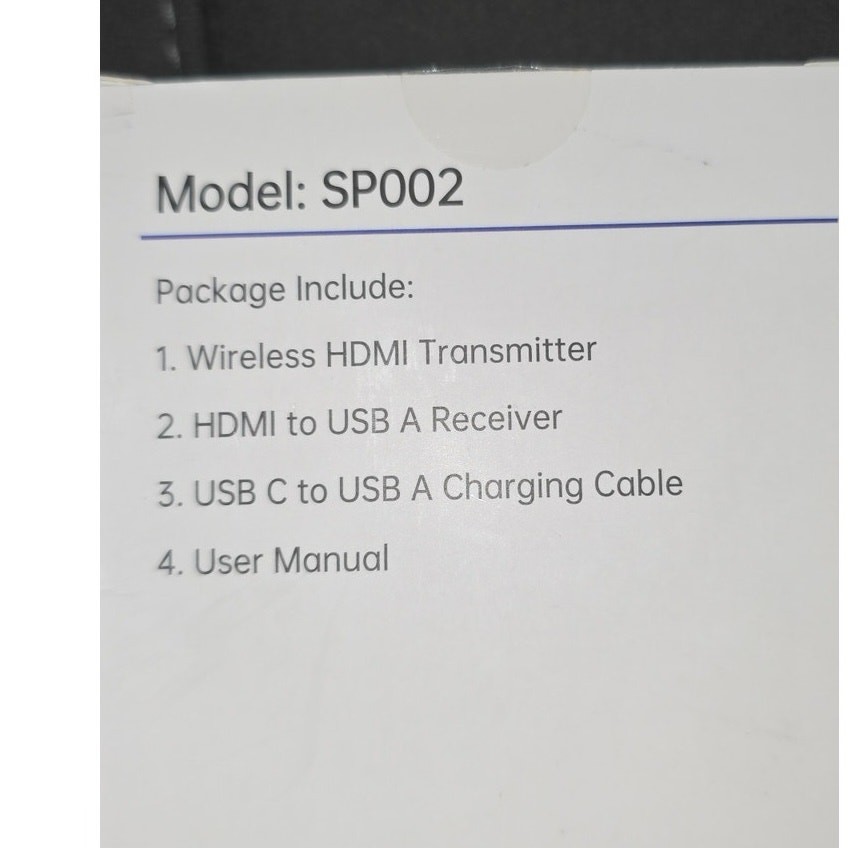4URPC wireless HDMI transmitter & receiver SP002