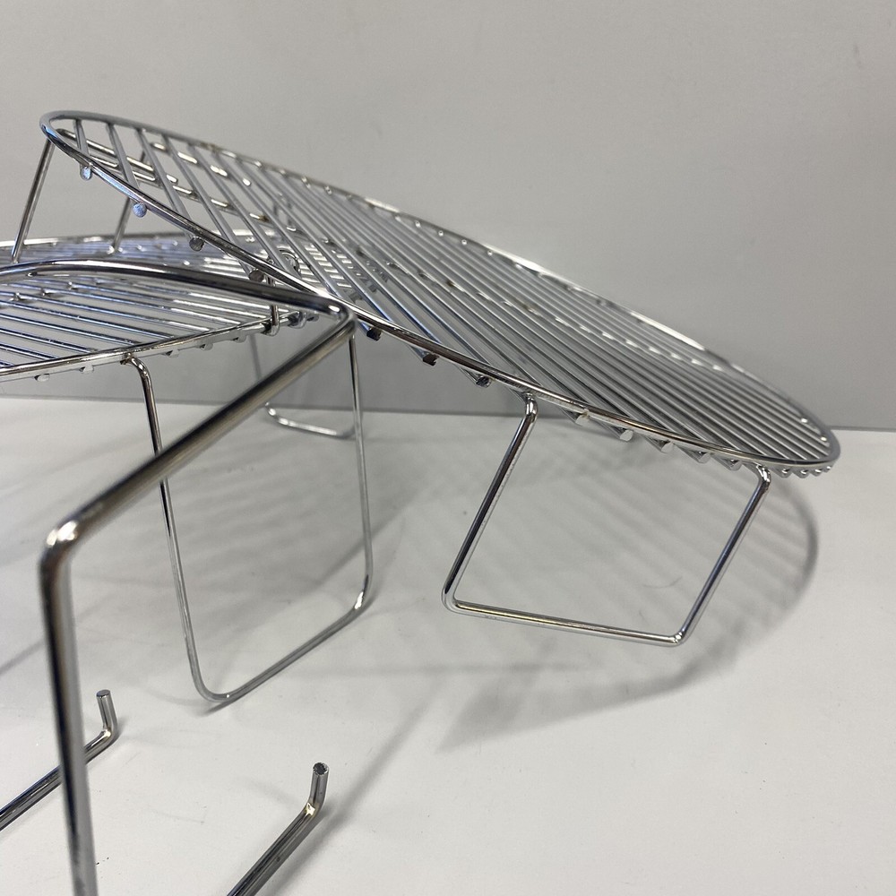 Nuwave Pro Infrared Oven (2) Stackable Wire Racks 2" 4" Dome Holder Replacement