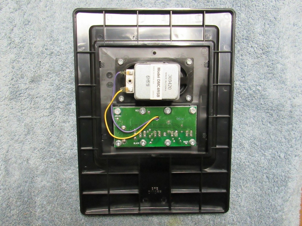 DMC4RSB w/Black DMCFRB M&S Intercom Room Station 4-wire DMC3-4