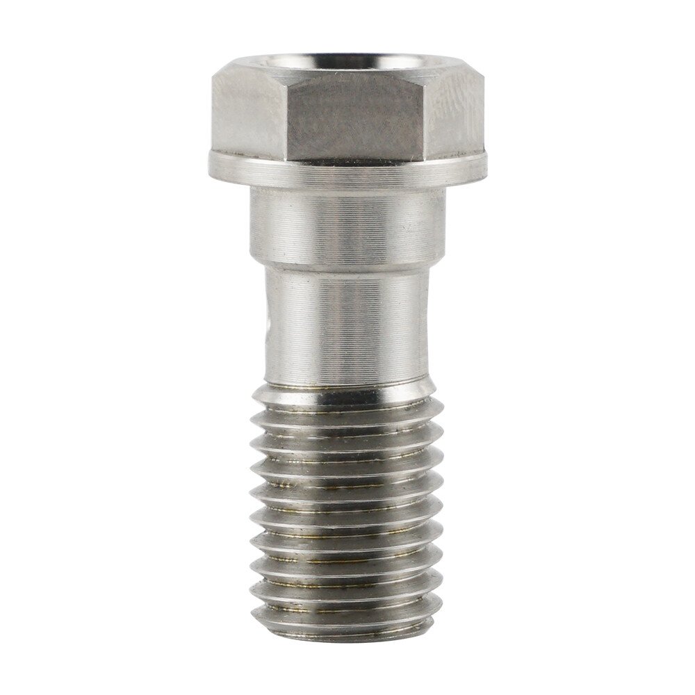 Titanium Single Banjo Bolt Screw M10x1.25 Pitch 23mm For Honda Kawasaki Yamaha