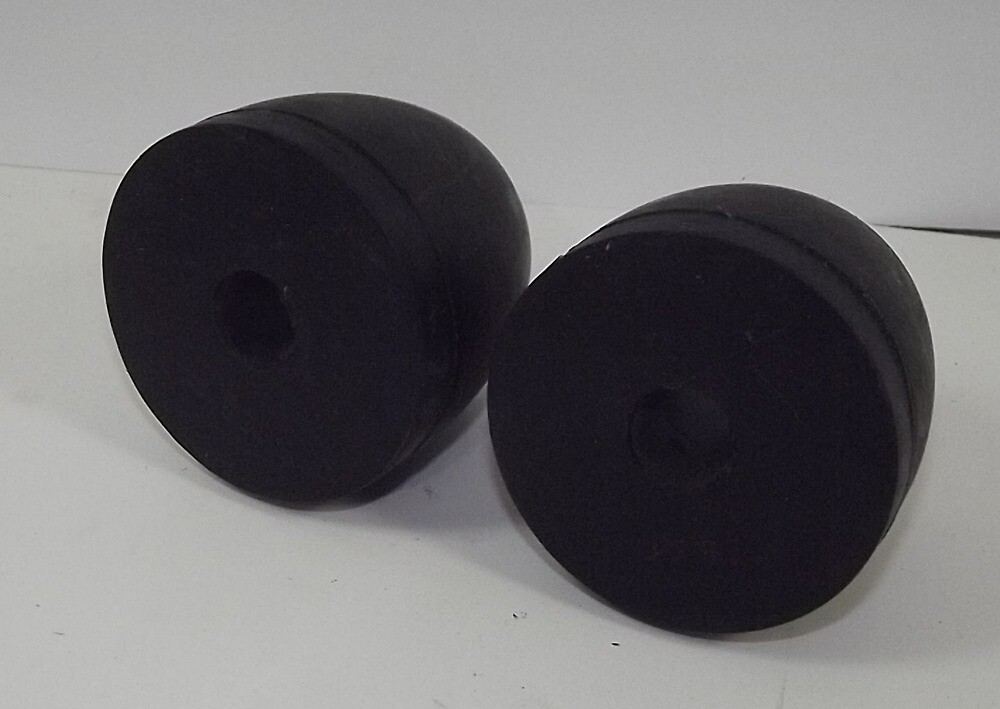 New Pair Yates 224 Boat Trailer Roller End Caps