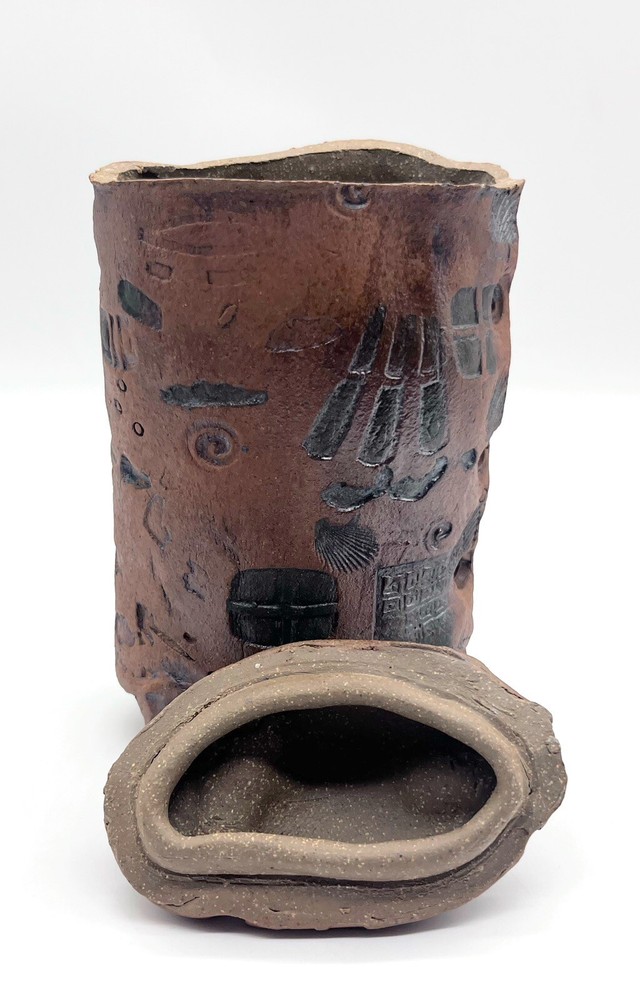 Handmade Clay Pottery Memory Pot