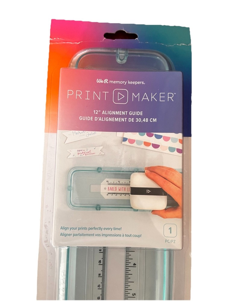 We R Memory Keepers Print Maker Guide for 12”Alignment - Align Prints Perfectly