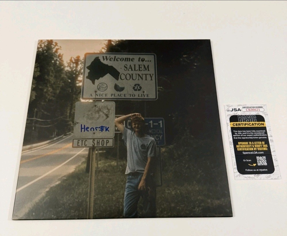 HENRIK SIGNED NORTH MAIN STREET VINYL RECORD WITH JSA COA