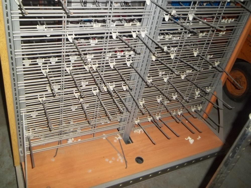 Mobile Shelfing gondola hooks, (FOR Portable Shelfing)