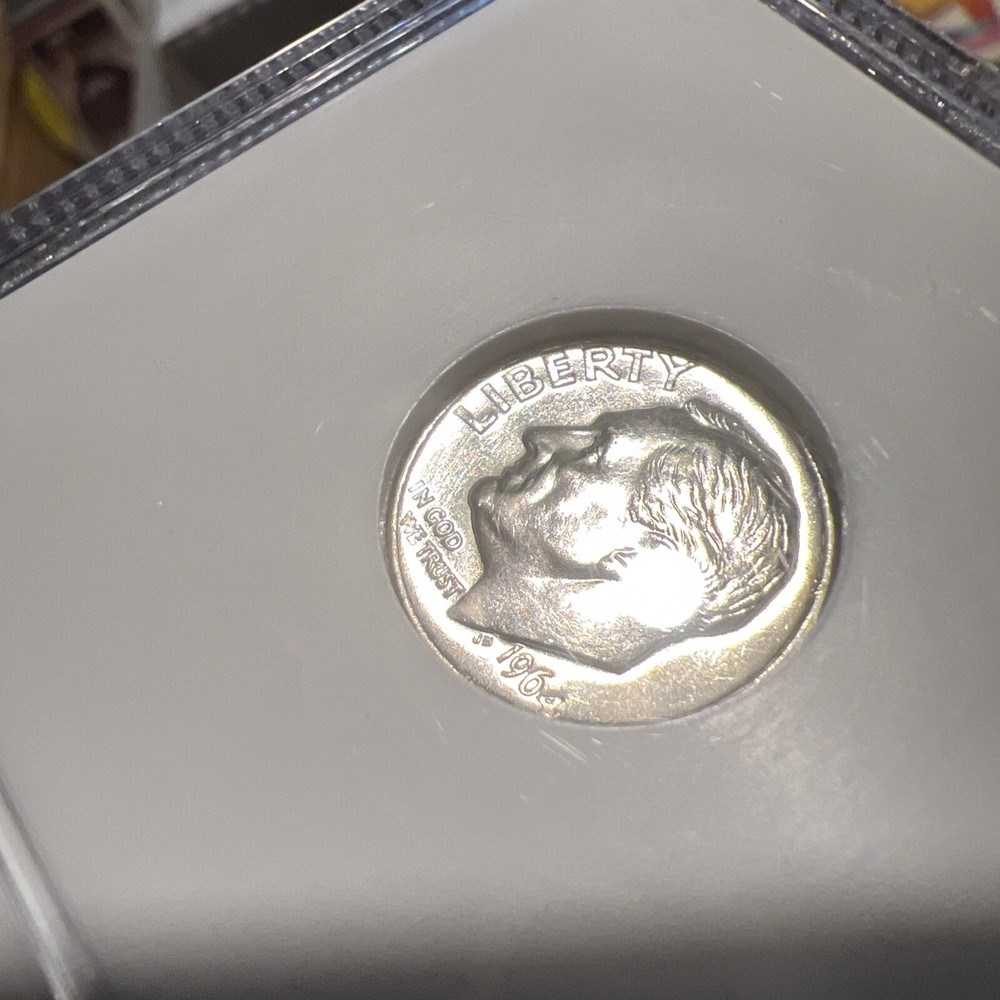 1964 Silver Roosevelt Dime NGC MS64 Beautiful Reverse Toning