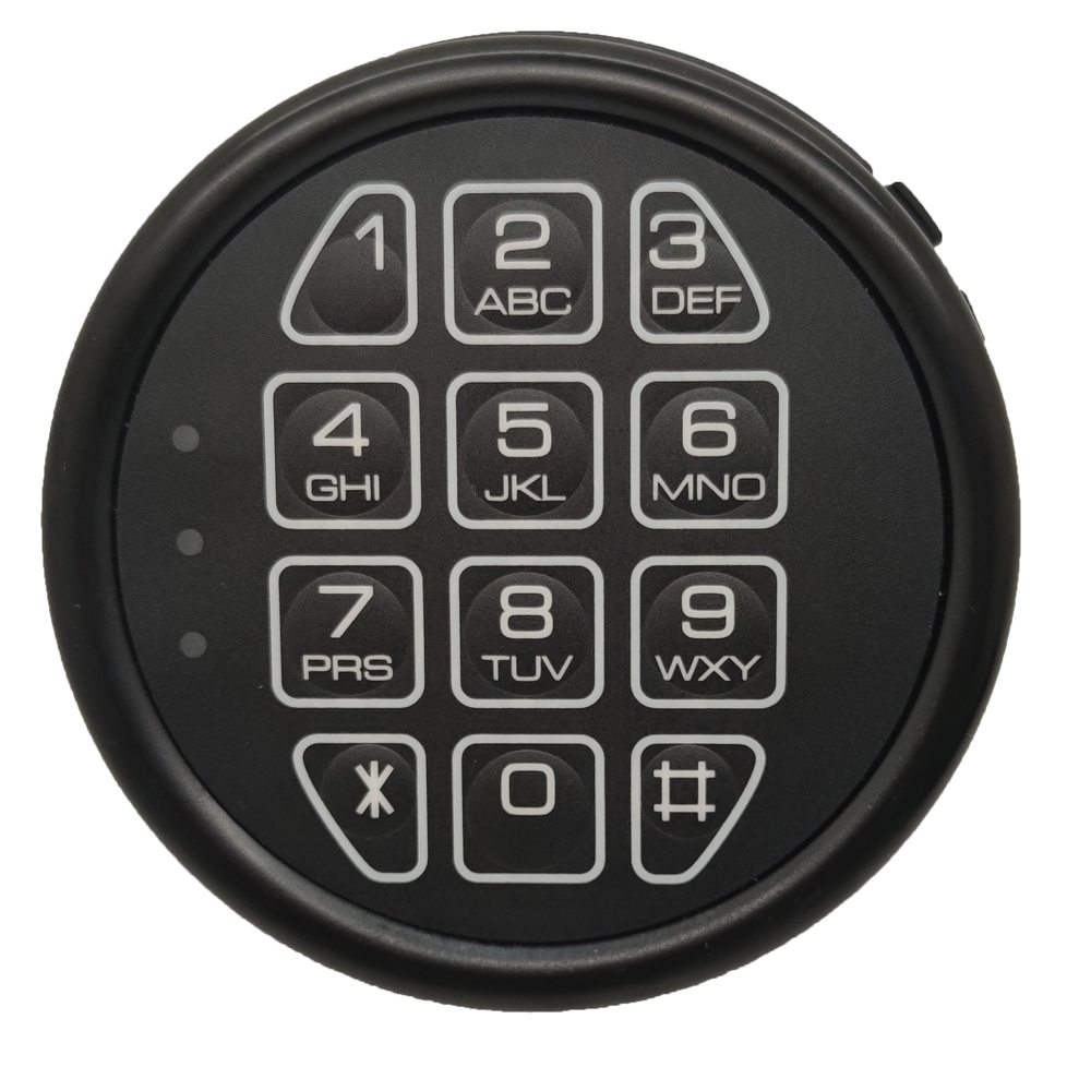 Gun Safe Lock Replacement Black Keypad Electronic Swing Bolt Lock