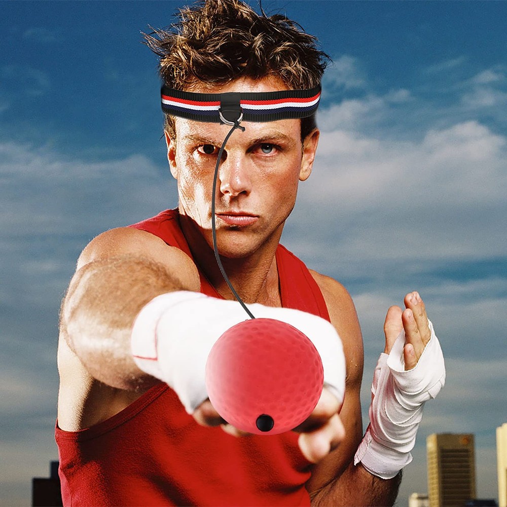 Boxing Reflex Punching Ball Set Adults' Multi-Functional Training Balls for M...