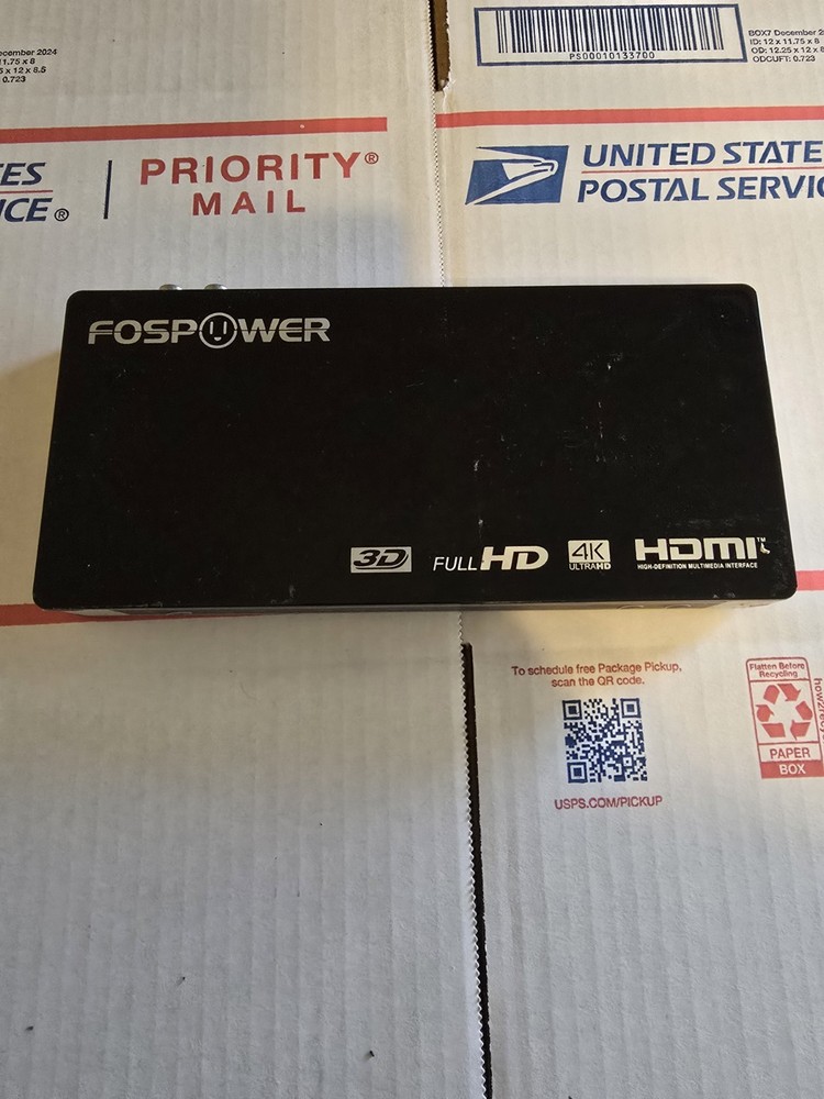 FosPower HDMI 4x2 Matrix Switch Splitter Optical L/R Audio Output 4K 3D ARC