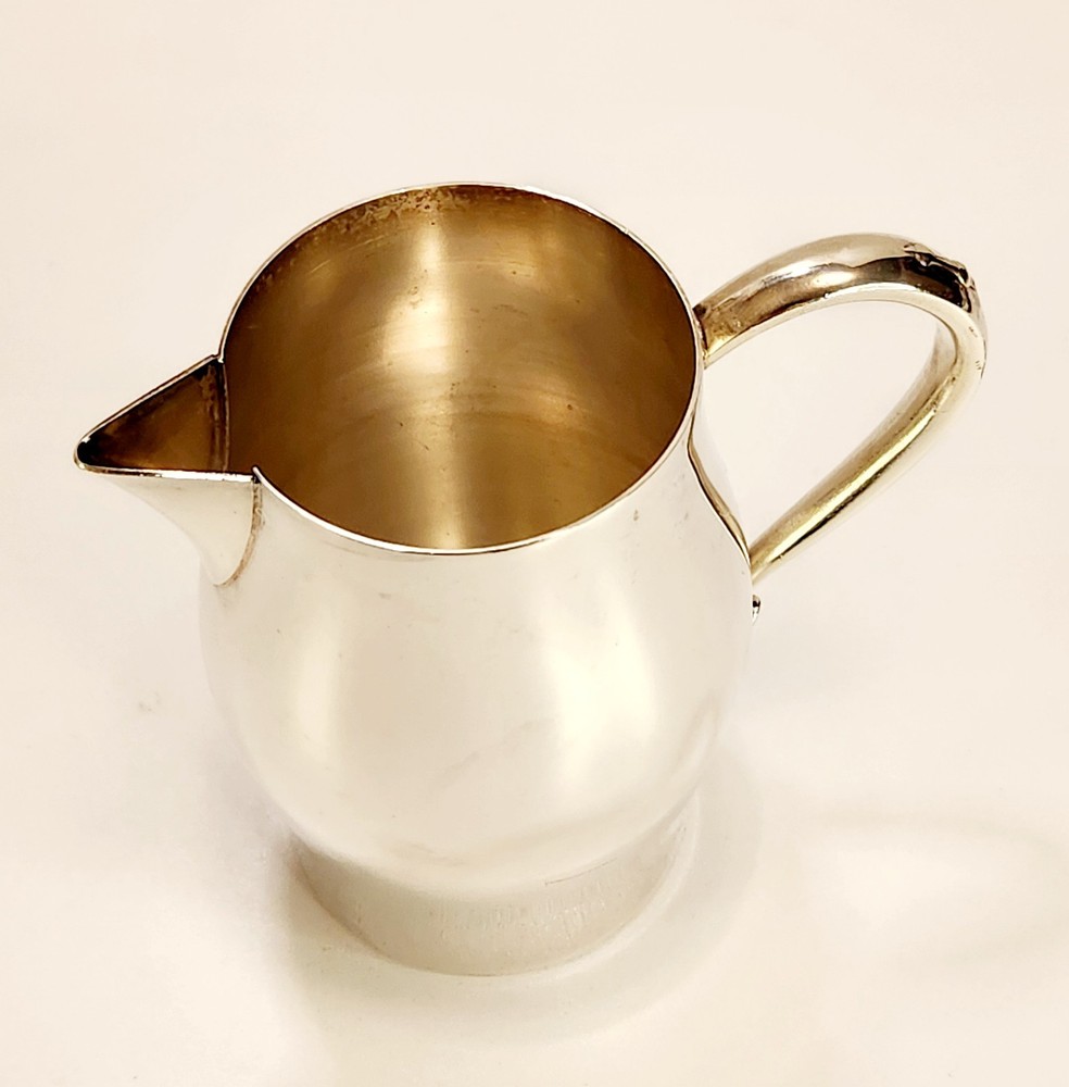 VTG William A. Rogers Silverplated Silver Plated Handled Creamer Pitcher 3.75"