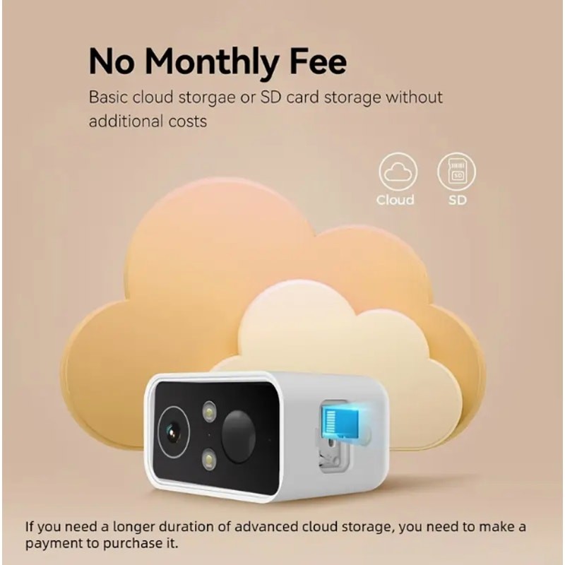 3-Link Solar-Powered Wireless Security Camera (Motion Detection, Alarm)