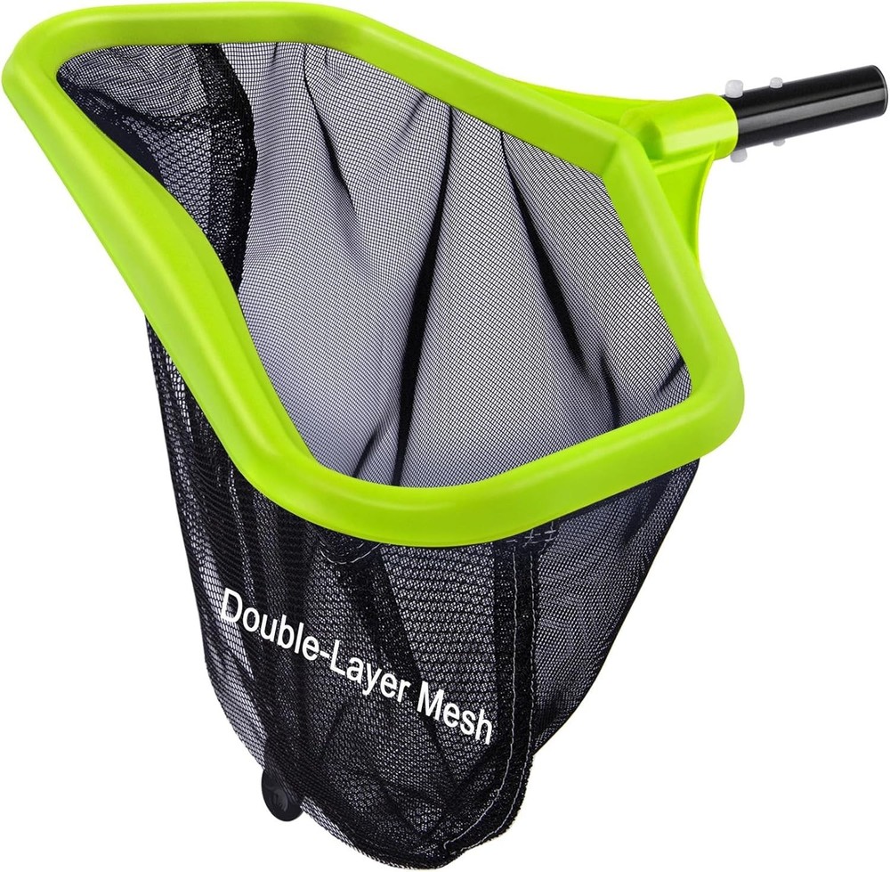 Pool Net Skimmer with Reinforced Frame Large Capacity Cleaning Fine Mesh Nets