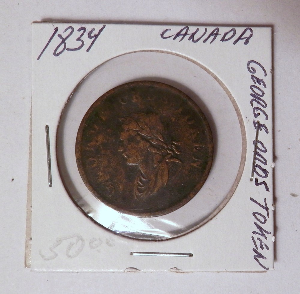 1834 Lower Canada George ORDS Token