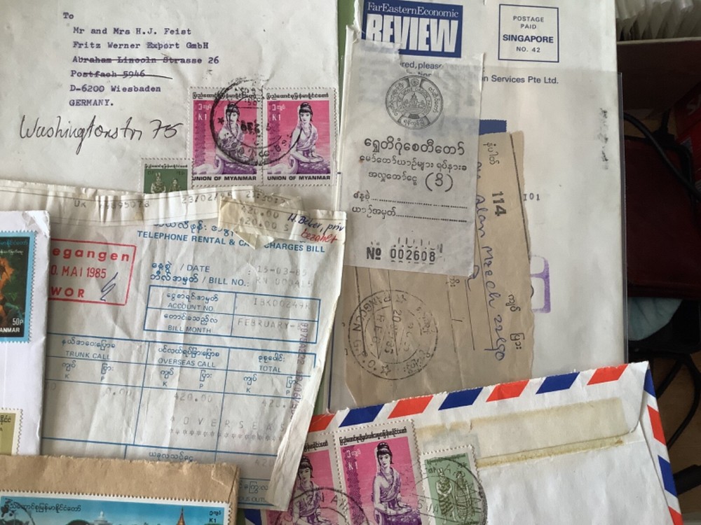 Burma postal covers 14 items Ref A1842