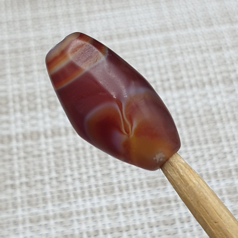 Middle Eastern Yemeni Anitique Agate Natural Pattern Bead