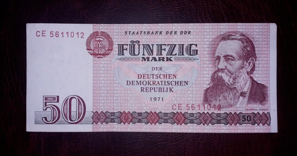 Germany 50 mark banknote,1971year(normal condition)