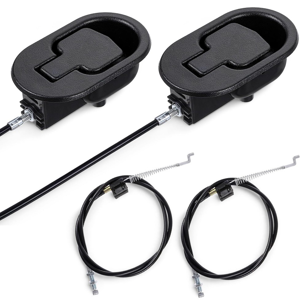 2 Set Recliner Handle Parts with Pull Cable Durable Recliner Release Pull Han...