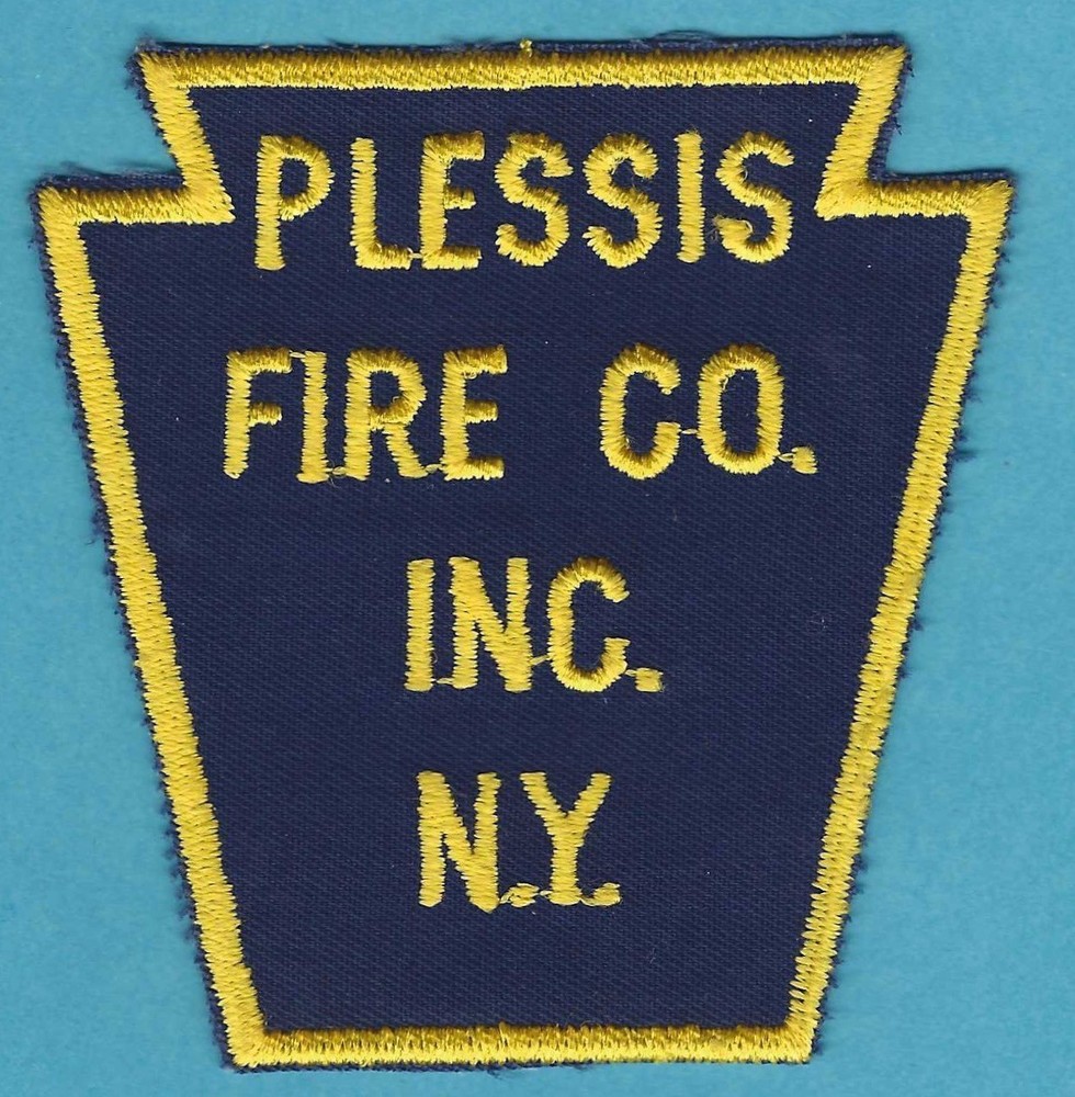 ALEXANDRIA NEW YORK PLESSIS FIRE RESCUE PATCH