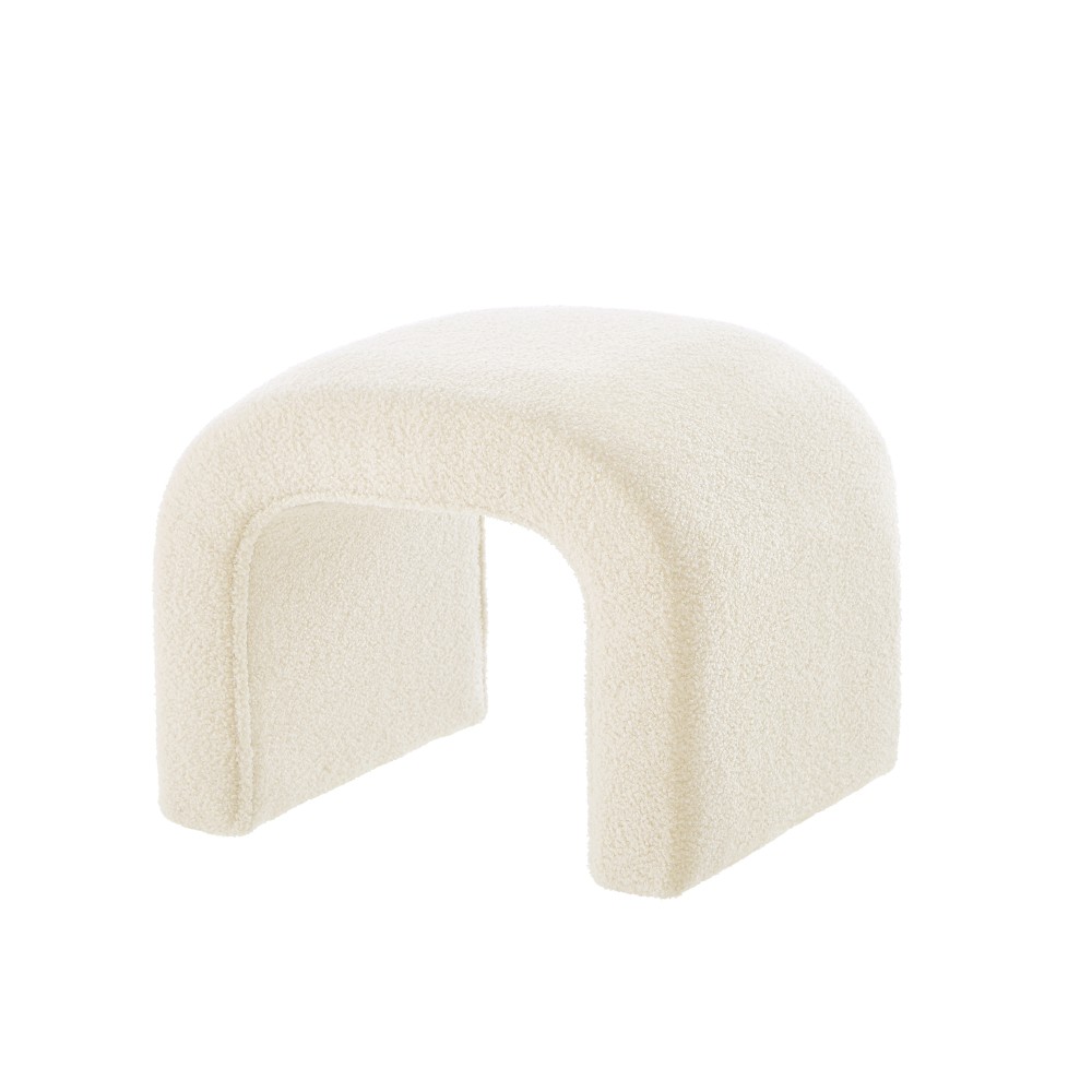 Three U-shaped benches Soft cushions Armless Multi-purpose