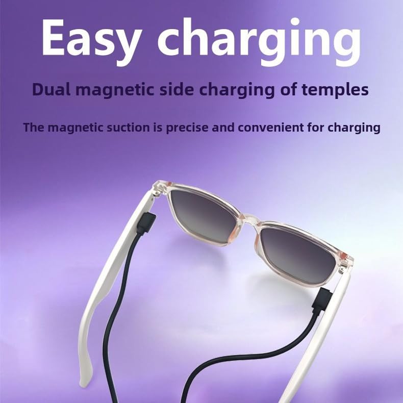 Smart Audio Glasses with Wireless Headset, Touch Control, Built-in Speakers