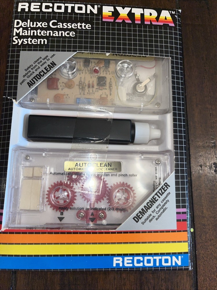 Vintage Recoton Extra Deluxe Cassette Maintenance System