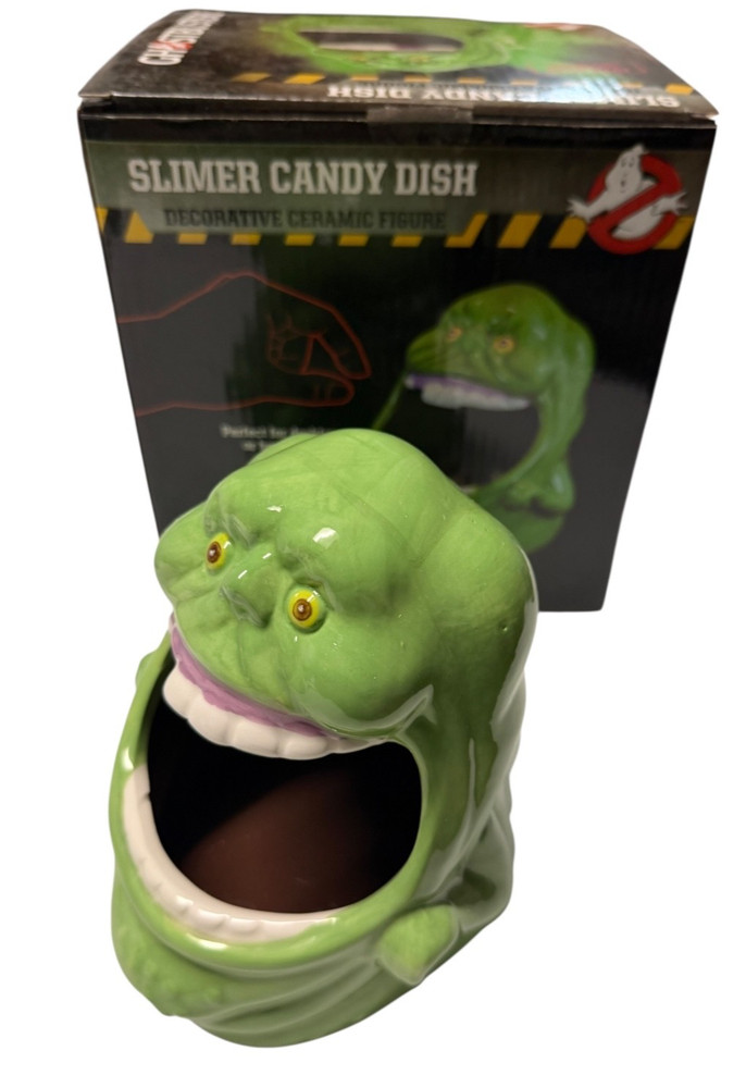 Ghostbusters Slimer Candy Dish - Ceramic new in box