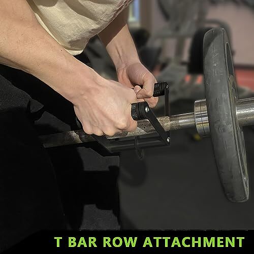 Howffite Double D Row Handle Cable V Bar Attachment for Gym Workout