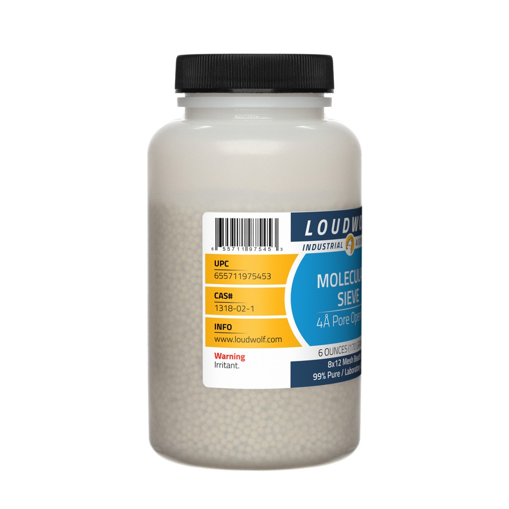 Molecular Sieve, 12oz, Laboratory Grade, Sturdy Bottles, SHIPS SAME DAY