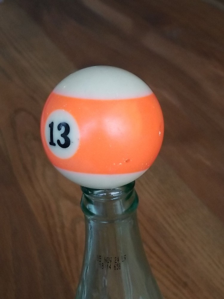 Pool Billiard Ball #13 Stripe Vintage Replacement 2 1/4"