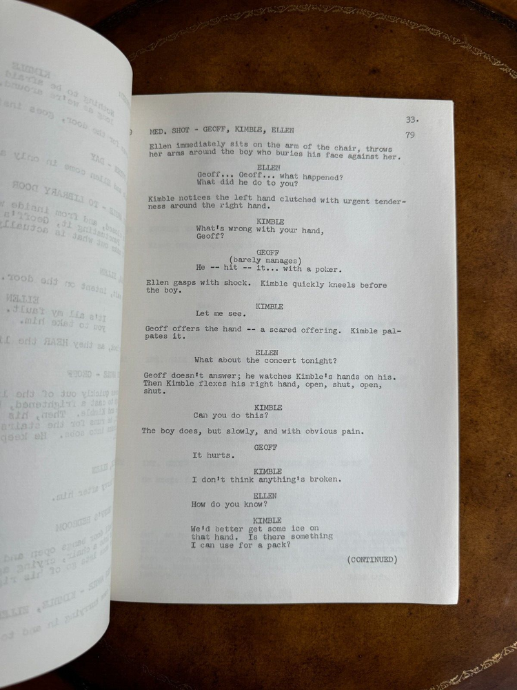 The Fugitive Script Tv Show Episode "With Strings Attached"