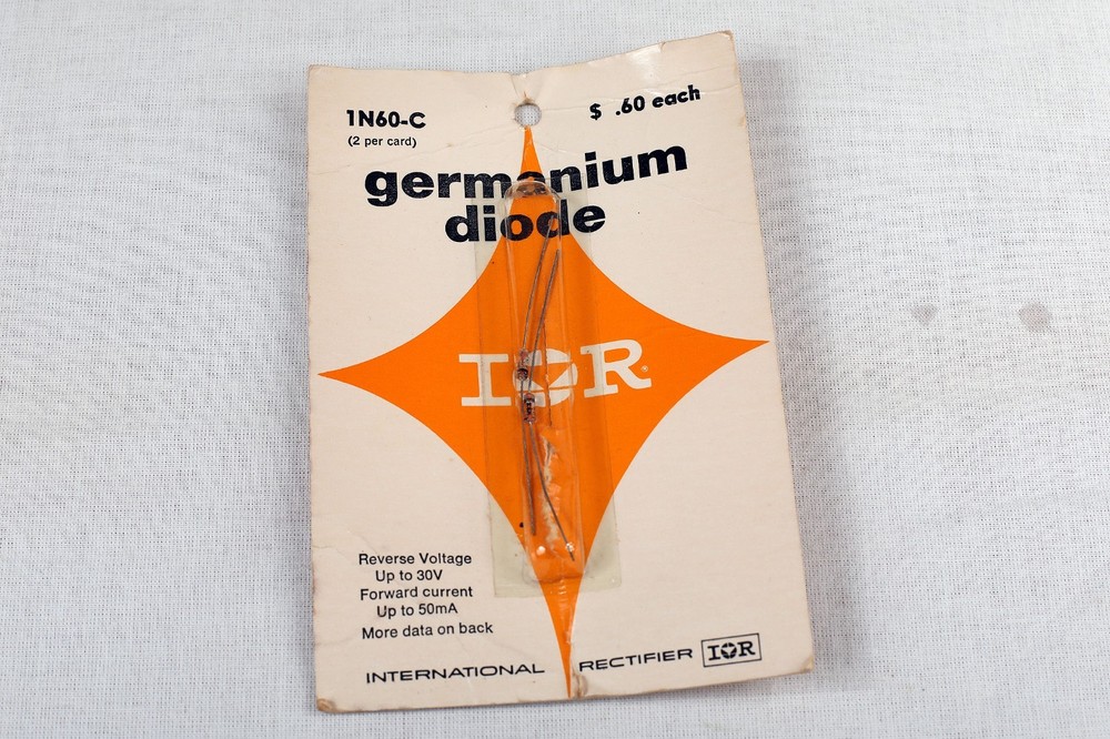 1N60-C International Rectifier Germanium Diode (PAIR) NOS
