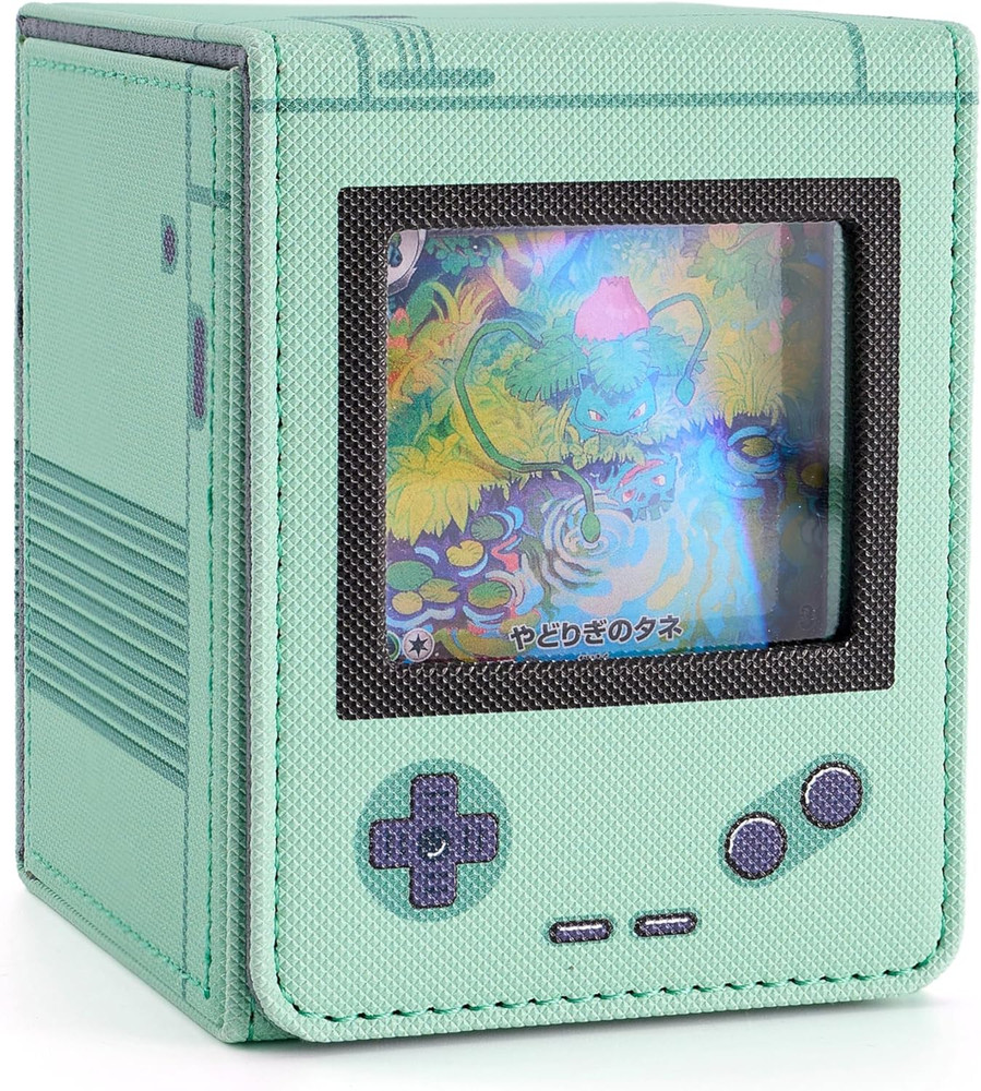 Retro Gaming Console Appearance MTG Deck Box with Commander Display, Card Deck C