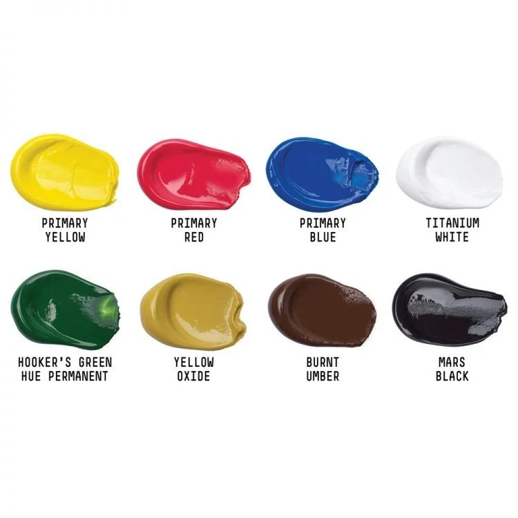 Liquitex Basics Acrylic - Acrylic Starter Box 10 Pc Set
