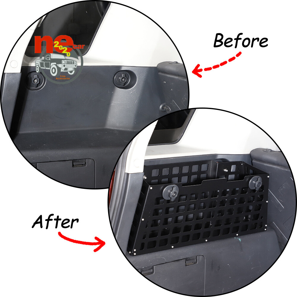 For Toyota FJ Cruiser 2007-21 Alloy Trunk Multipurpose Storage Basket Tool Box