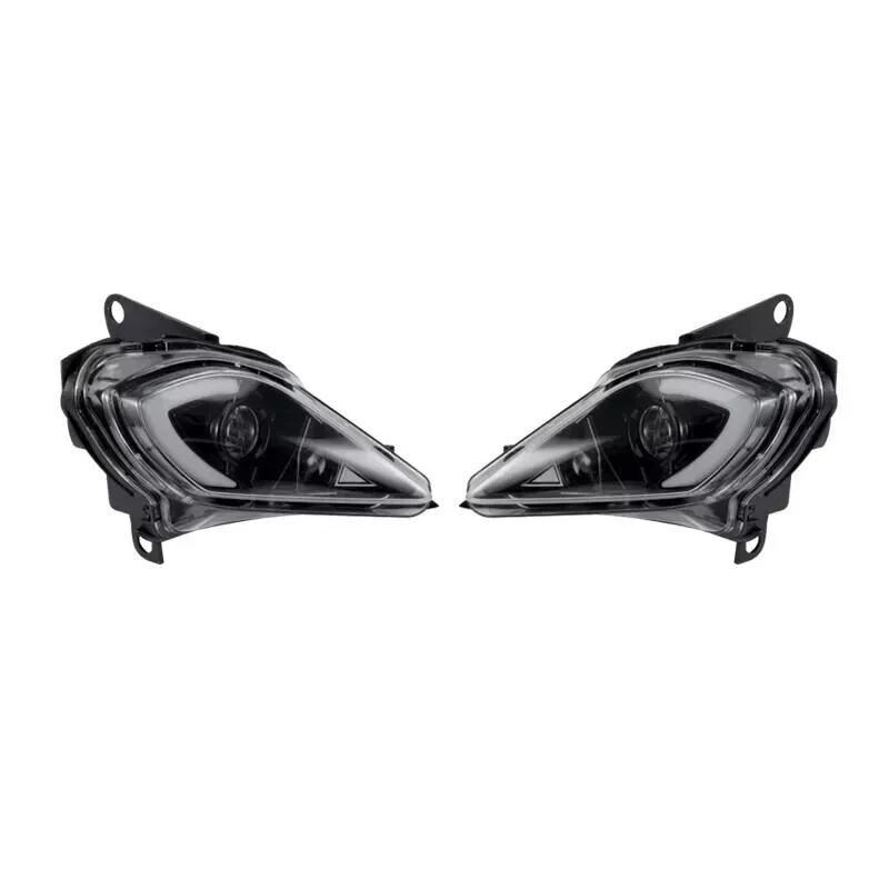 2PCS LED Headlights Set Head Lamps for 2006-2024 YAMAHA YFZ 450 RAPTOR 700 700R