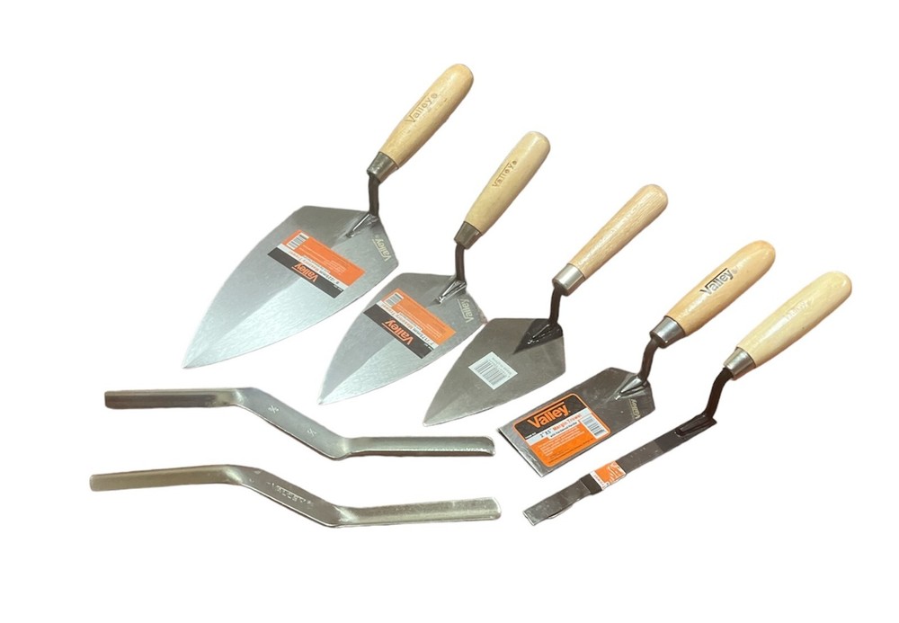 7-PC Masonry Hand Tool Set Pointing Trowel Margin Tuck Pointing Trowel