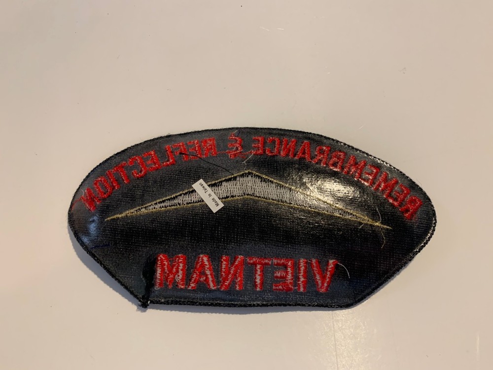 Remembrance & Reflection Vietnam patch, Vietnam war patch, military patch, NEW