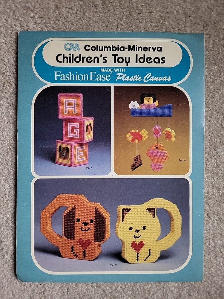 Columbia Minerva Children's Toy Ideas Plastic Canvas Pattern