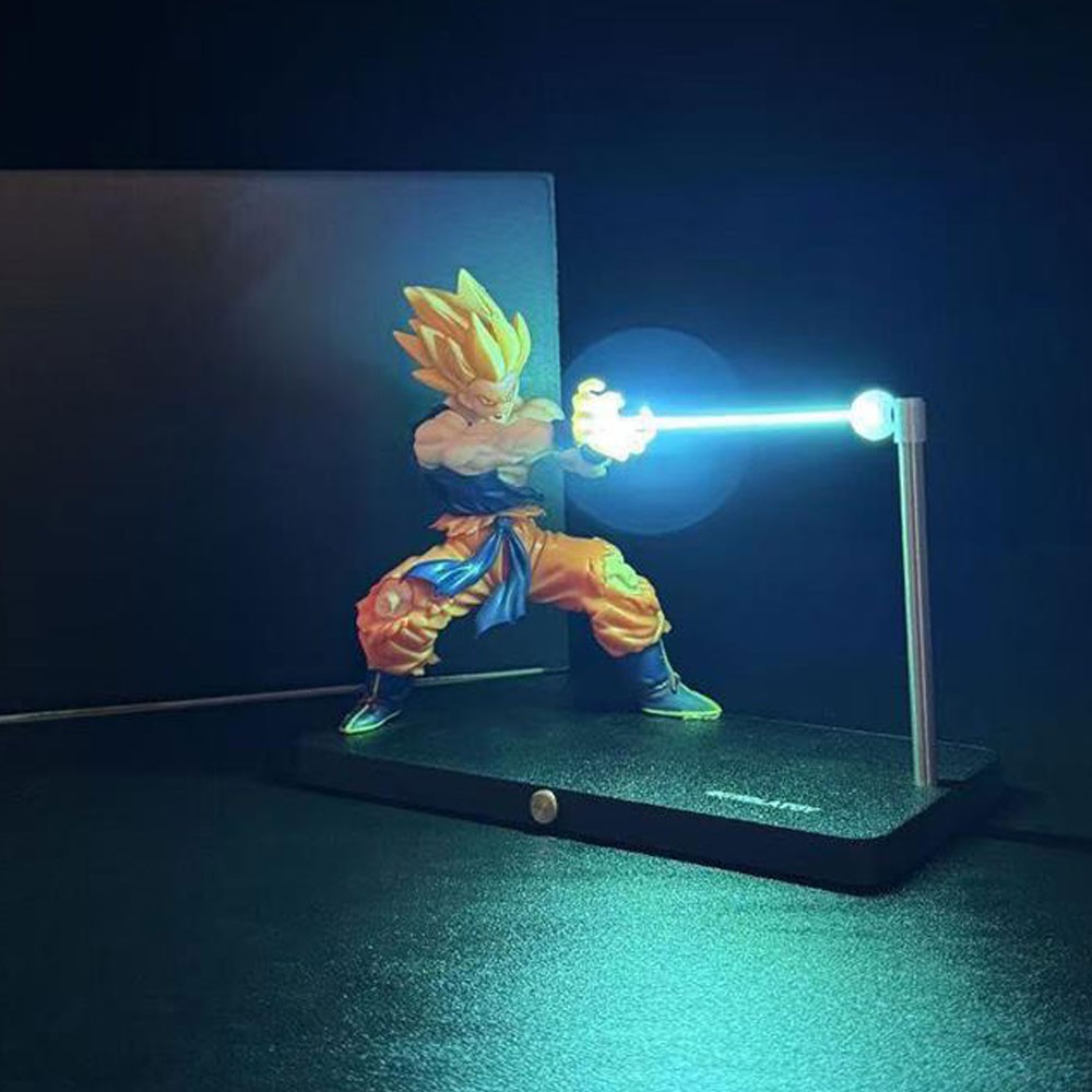 Dragon Ball Z Goku Kamehameha Magnetic Touchs Night Light - Levitating Desk Lamp