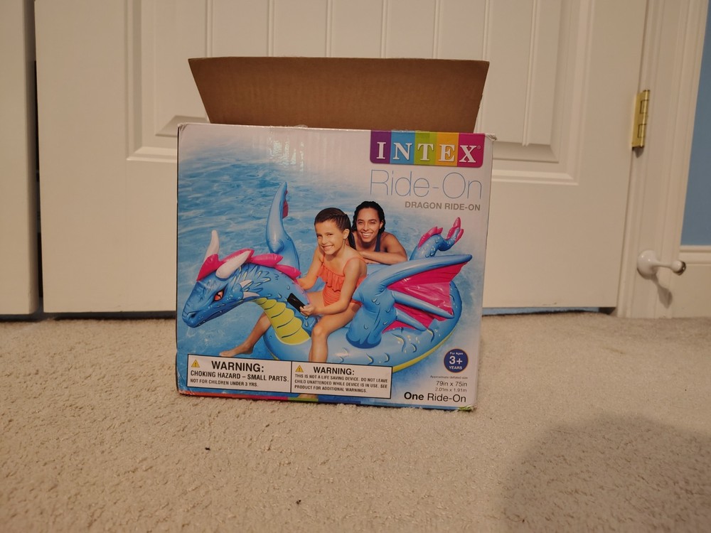 Intex Dragon Ride-on Inflatable Pool Toy Float