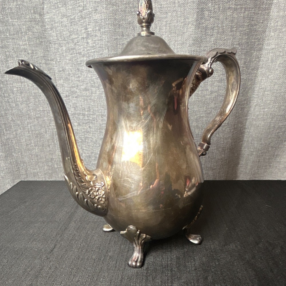 Vintage Collectible Silver Coffee Pot