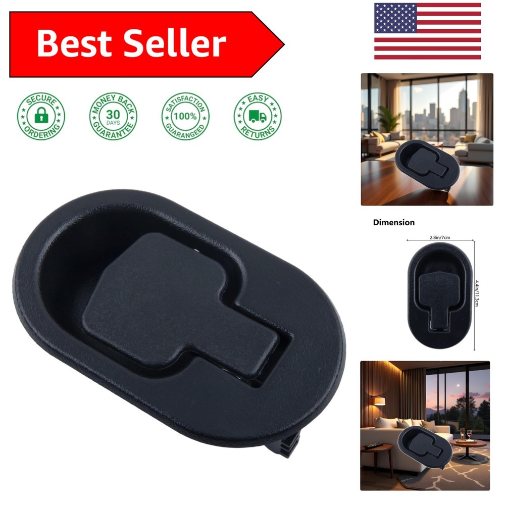 Stylish Black Replacement Pull Handle for Recliners - Durable and Practical
