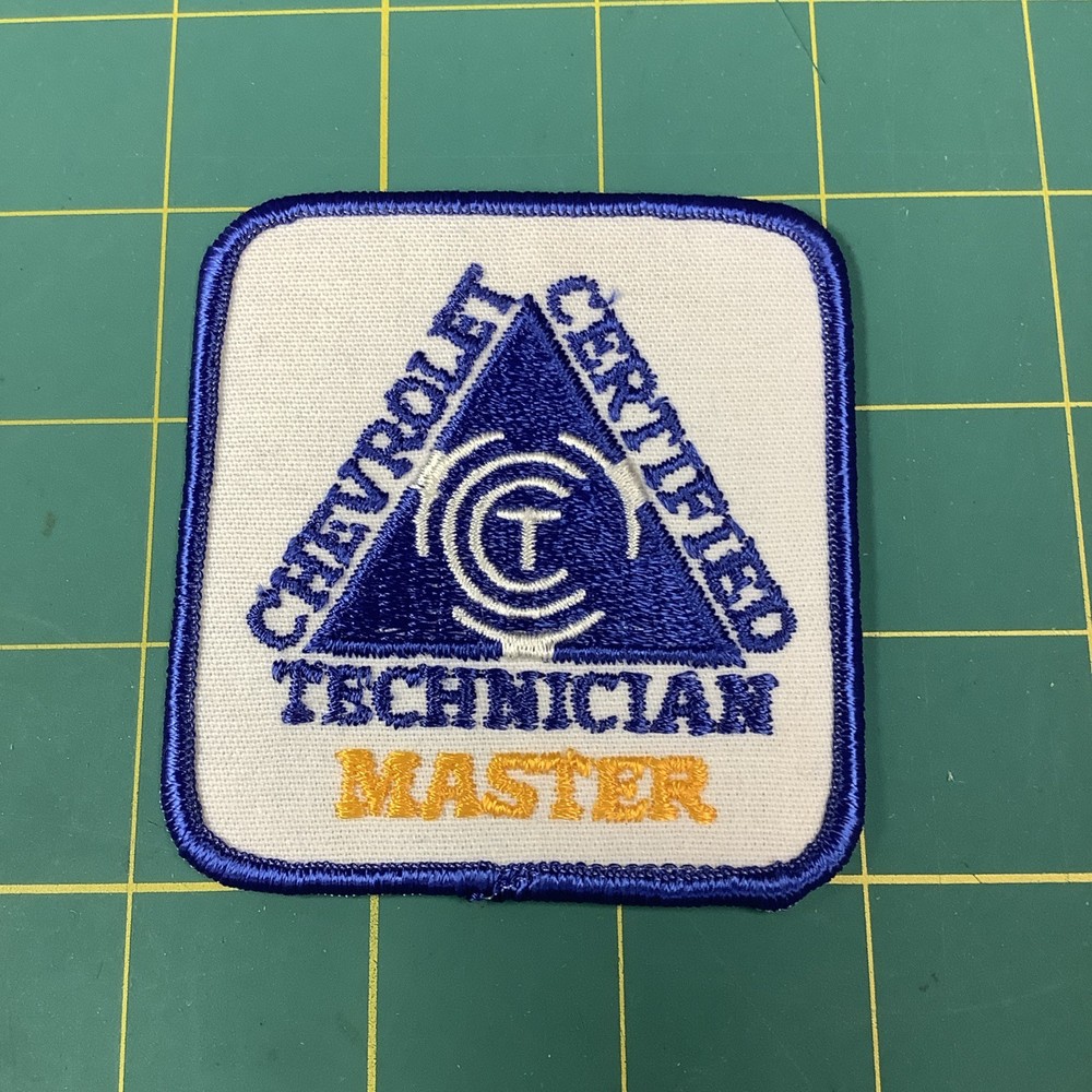Vintage Chevrolet Certified Technician Master Patch Unused
