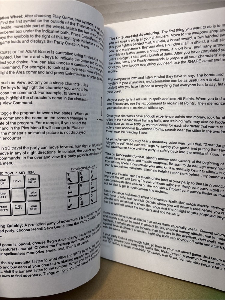 Advanced Dungeons And Dragons Quick Start Instructions For pc Game See Pics
